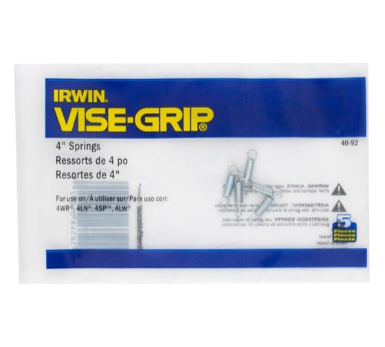 Пружина для пассатижей с фиксацией (4 дюйма, 5шт.) IRWIN 4092
