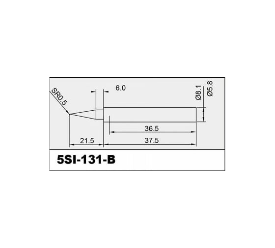 Жало конус 0.5 мм для паяльника SI-131B ProsKit 5SI-131-B 00306785
