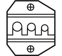 Матрица сменная для обжима коннекторов SMA и SFR ProsKit 1PK-3003D4 00294817