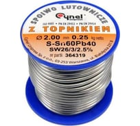 Припой для пайки Sn60Pb40 2.0 мм, 250 г TOYA 76819