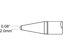 Наконечник (2.0х14 мм; конус удлиненный) для PS900 METCAL SCV-CNL20
