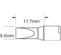 Наконечник клин (5.0х11.7 мм) для PS900 METCAL SCV-CH50AR