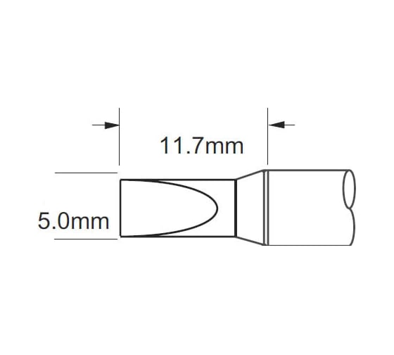 Наконечник клин (5.0х11.7 мм) для PS900 METCAL SCV-CH50AR 1