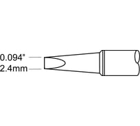 Наконечник клин удлиненный (2.4х18.3 мм) для PS900 METCAL SFV-CH24A