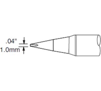 Наконечник клин удлиненный (1.0х13.7 мм) для PS900 METCAL STV-CH10AR