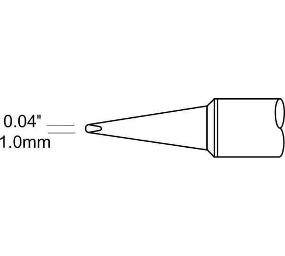 Наконечник клин удлиненный (1.0х18.3 мм) для PS900 METCAL SFV-CH10A 1
