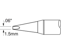 Наконечник клин удлиненный (1.5х13.4 мм) для PS900 METCAL SFV-CH15AR