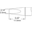 Наконечник (3.5х11 мм; клин) для MFR-H1 METCAL SFP-CH35 1