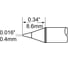 Наконечник (0.4х8.6 мм; конус) для MFR-H1 METCAL SCP-CN04 1