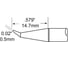 Наконечник (0.5х14.7 мм; конус изогнутый) для MFR-H1 METCAL SCP-CNB05 1