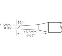 Наконечник (1.5х16.5 мм; миниволна) для MFR-H1 METCAL STP-DRH15
