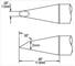 Наконечник (2х11.6 мм; миниволна) для MFR-H1 METCAL SCP-DRH615 1