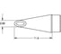 Наконечник (2х11.6 мм; вогнутая миниволна) для MFR-H1 METCAL SFP-WV20 1