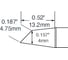 Наконечник (4х13.2 мм; миниволна) для PS900 METCAL SFV-DRH440A 1