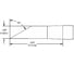 Наконечник (4х17 мм; миниволна удлиненная) для PS900 METCAL SCV-DRH640AR 1