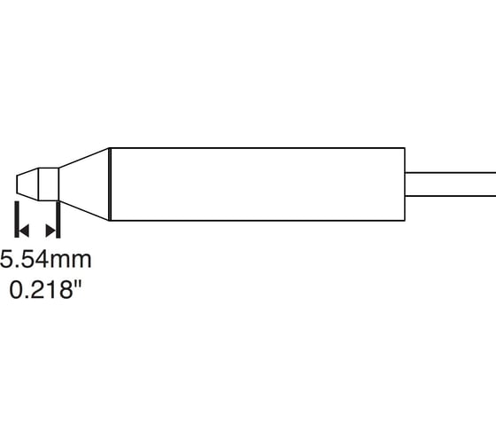 Наконечник (отверстие 1.05х2.30 мм) для MFR-H5 METCAL DCP-CN4 1