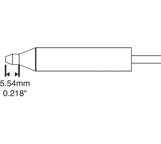 Наконечник (отверстие 1.31х2.65 мм) для MFR-H5 METCAL DFP-CN5 1