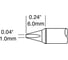 Картридж-наконечник (1.0х6.0 мм; клин) для СV/MX METCAL CVC-8CH0010P 1