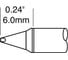 Картридж-наконечник (1.5х6.0 мм; клин) для СV/MX METCAL CVC-7CH0014P 1