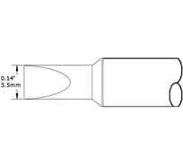 Картридж-наконечник (3.5х8.13 мм; клин) для СV/MX METCAL CVC-8CH0035S