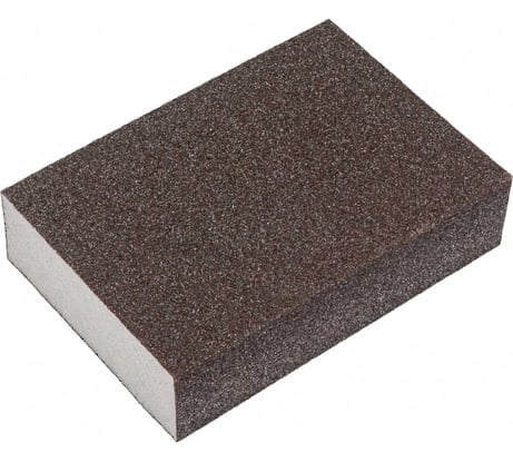 Губка шлифовальная четырехсторонняя 98х69х26 мм, Р120 LIGREAT TL12237