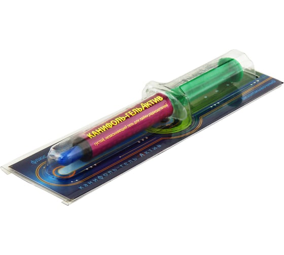 Канифоль-гель Актив (шприц 2 мл) Connector КА-AKSHP