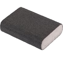 Губка для шлифования (100х70х25 мм; P80; овал; твердая) MATRIX 75737
