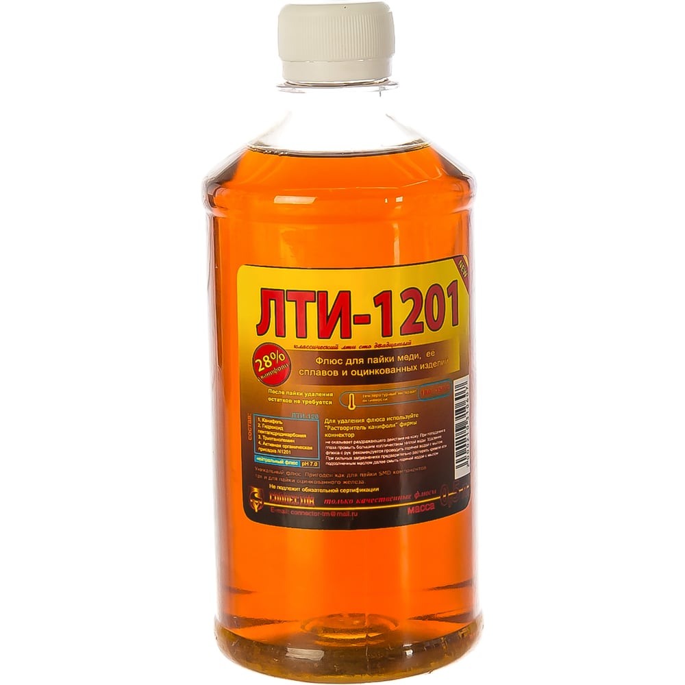 Флюс ЛТИ-120 0,5 л Connector LTI-120-500 - выгодная цена, отзывы ...