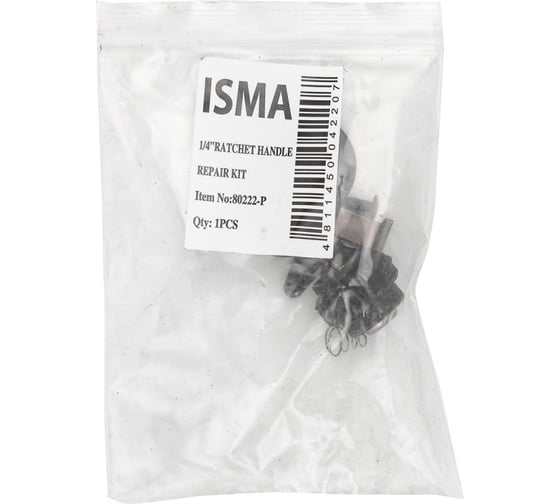 Ремкомплект для трещотки реверсивной P-80222 1/4" (24 зуба) ISMA ISMA-80222-P(52929)