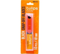 Лезвие сегментное 18мм 10шт black Tulips tools IR06-019