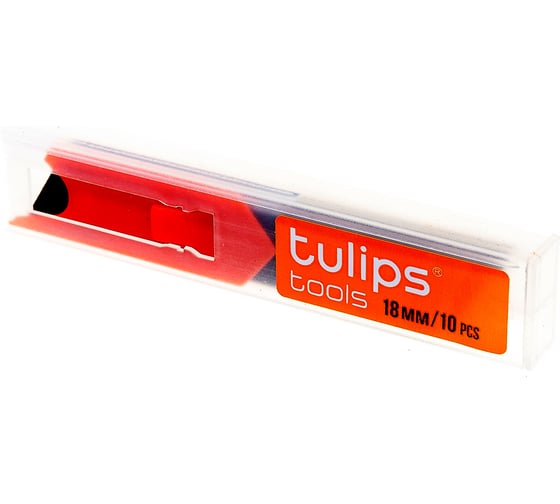 Лезвие сегментное 18мм 10шт black Tulips tools IR06-019