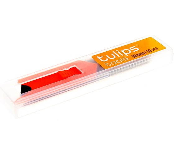 Лезвие сегментное 18мм 10шт black Tulips tools IR06-019