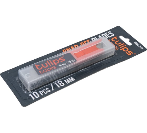 Лезвие сегментное 18 мм, 10 шт., в дисп. Tulips tools IR06-018