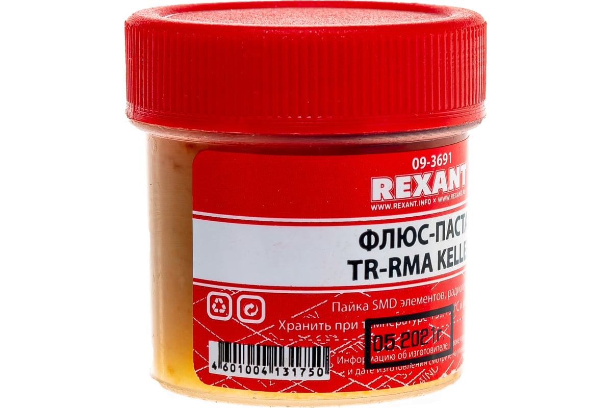 Флюс-паста TR-RMA KELLER 20 мл REXANT 09-3691