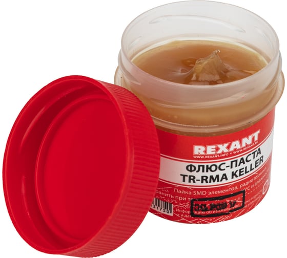 Флюс-паста TR-RMA KELLER 20 мл REXANT 09-3691