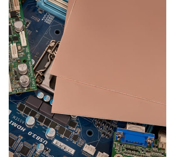 Стеклотекстолит односторонний (1.5x200x200 мм) REXANT 09-4055