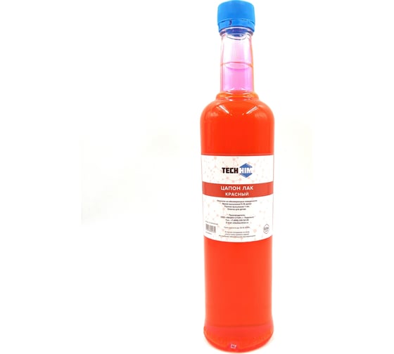 Цапон лак красный, 500 мл TECHHIM TH-TSAP-RD-500 1