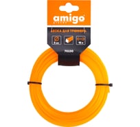 Леска для триммера 3 мм, квадрат, 15 м AMIGO 70230