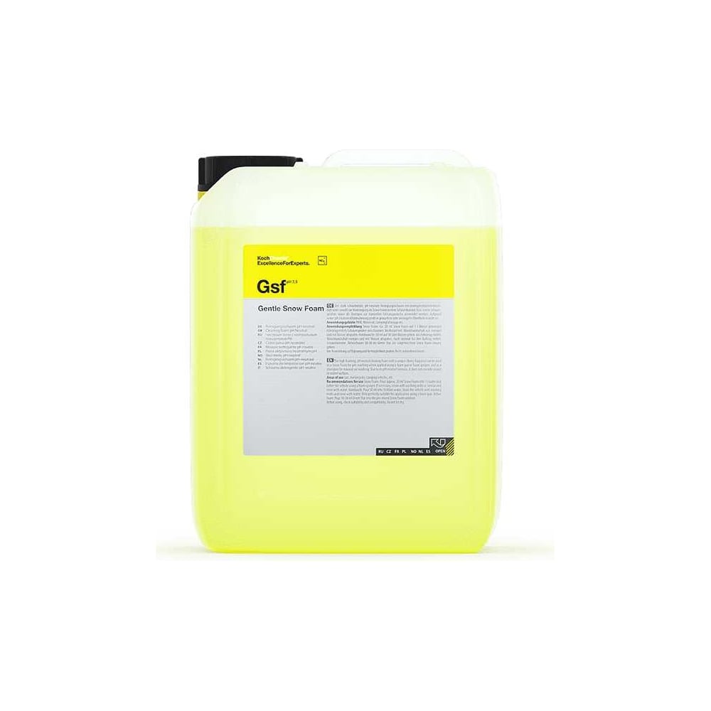 Чистящая пена Gentle Snow Foam 5 л, PH 7.5 Koch Chemie 383005 053859 ...