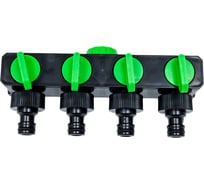 Распределитель четырехканальный 3/4", внешняя резьба - соединитель DAPKO 4100016564