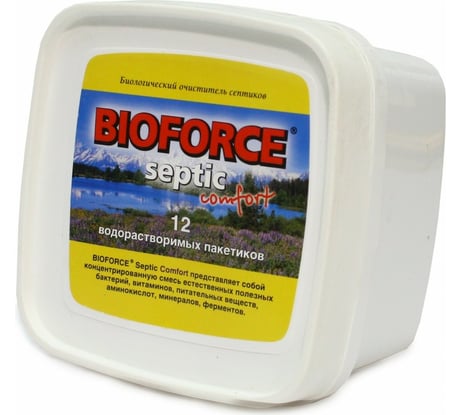 Средство для обслуживания септиков, 12x56 г, 672 г BIOFORCE Septic Comfort bc-006