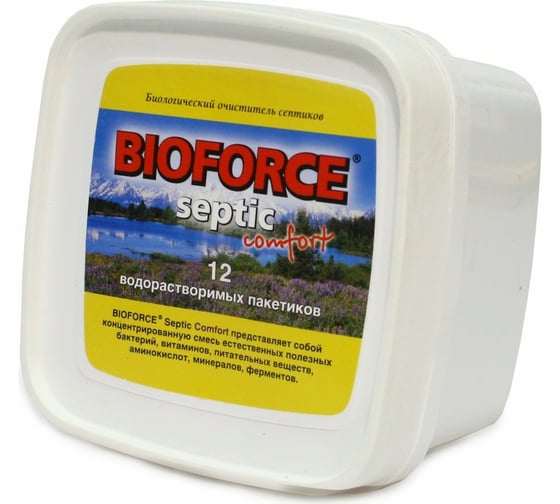 Средство для обслуживания септиков, 12x56 г, 672 г BIOFORCE Septic Comfort bc-006 1