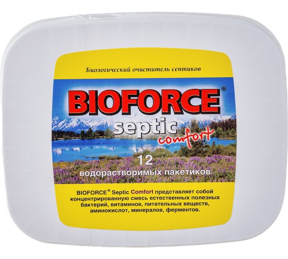 Средство для обслуживания септиков, 12x56 г, 672 г BIOFORCE Septic Comfort bc-006