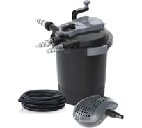 Фильтр напорный для прудов до 10 м³ в комплекте с насосом и УФ-лампой Heissner FPU10000-00
