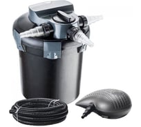 Фильтр напорный для прудов до 7 м³ в комплекте с насосом и УФ-лампой Heissner FPU7200-00