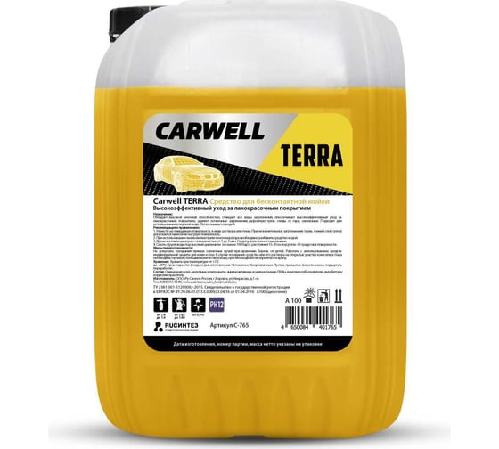 Средство для бесконтактной мойки TERRA 20 л Carwell С-765