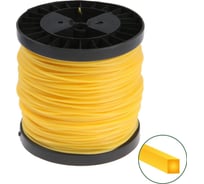 Леска для триммера сечение квадрат 2 мм, 170 м, нейлон ТУНДРА 5443168