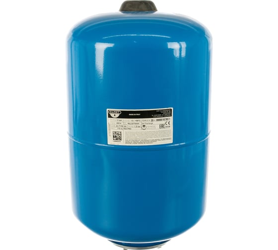 Гидроаккумулятор вертикальный ULTRA-PRO 24 л, 10 Бар, 1" G, EPDM, синий ZILMET 1100002418