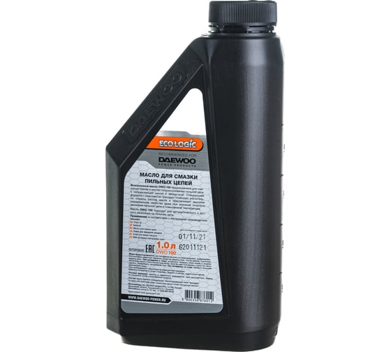 Масло для смазки цепи, 1 л ECOLOGIC DWO 100