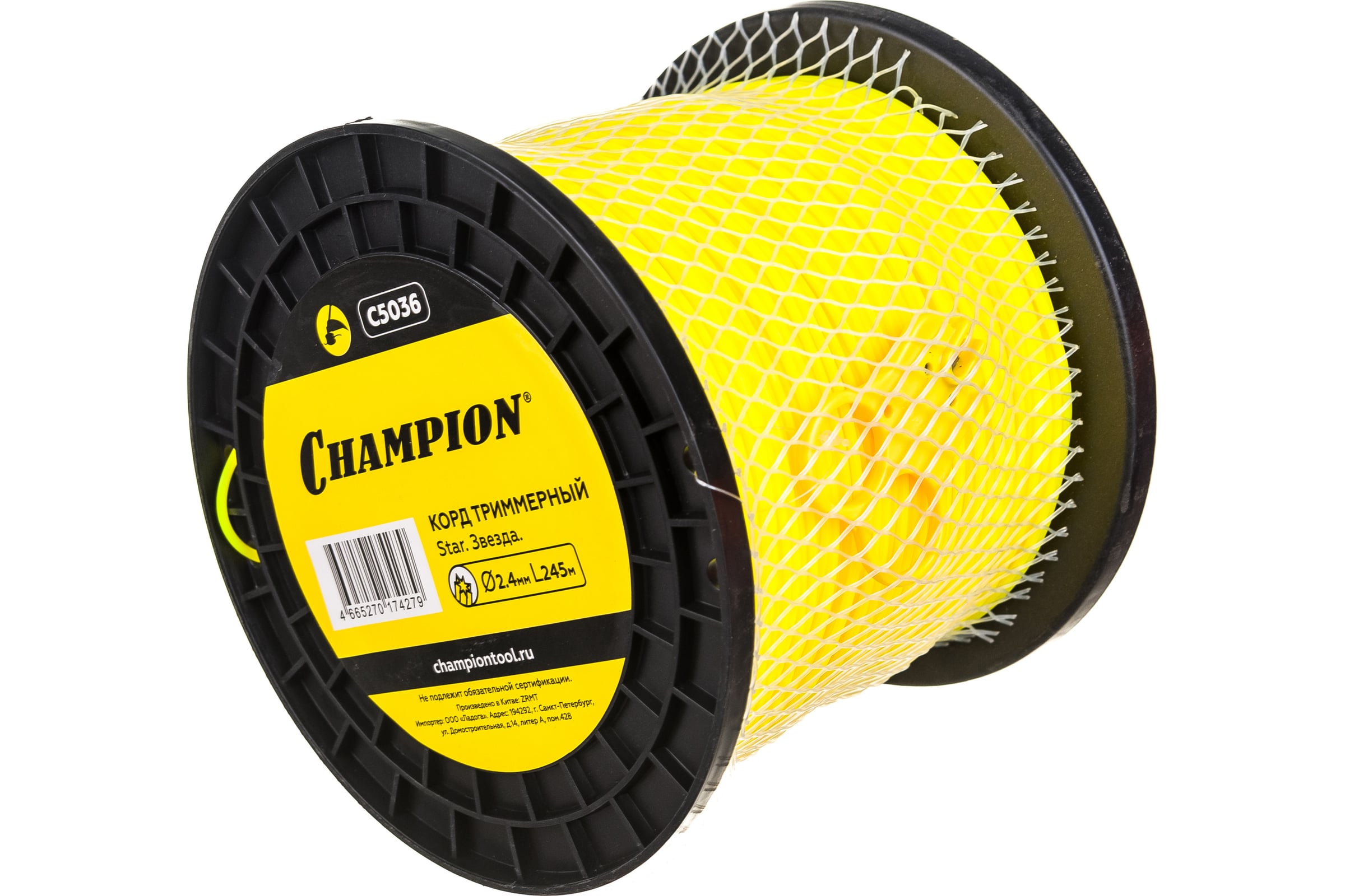 その他 Champ Корд триммерный Star, нож для отреза (2.4 мм; 245 м) Champion